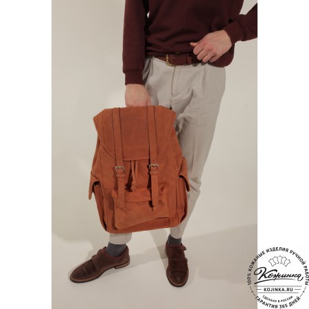 Кожаный рюкзак "Ганнибал" (коричневая наппа)